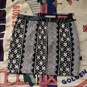 Woven Patterned Skirt